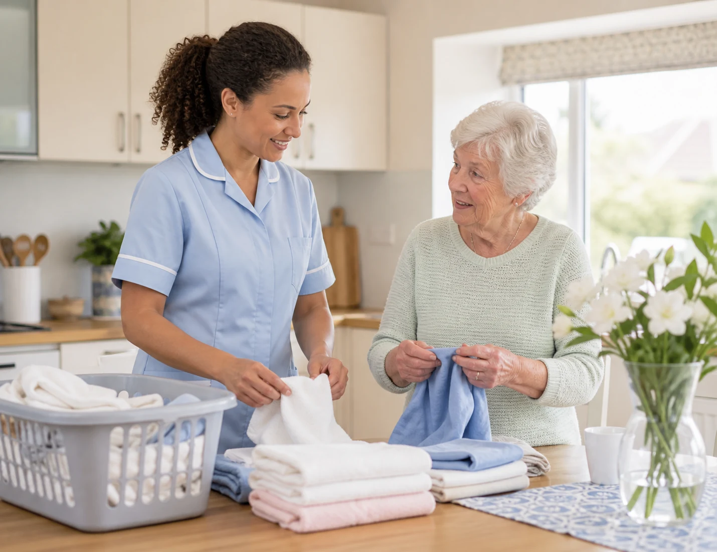 Domestic and household services at home